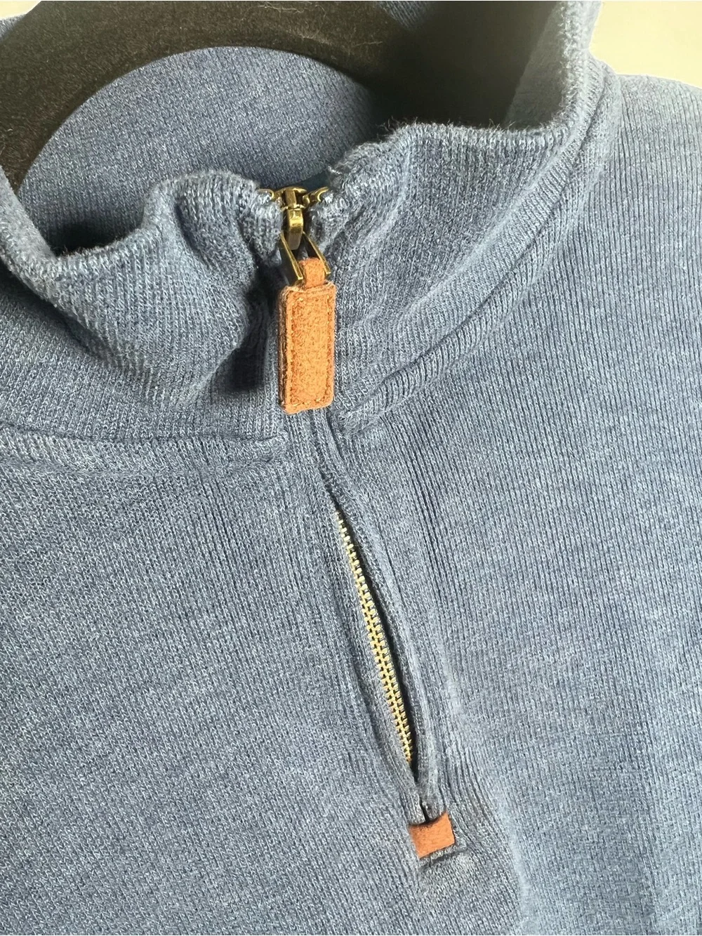Polo by Ralph Lauren Blue Half-Zip Pullover with Pony Logo